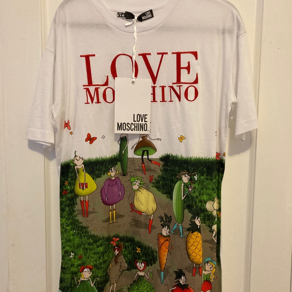 Love Moschino T Shirt Dress - New with Tags